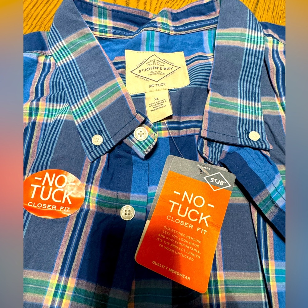 St. Johns Bay short sleeve button up